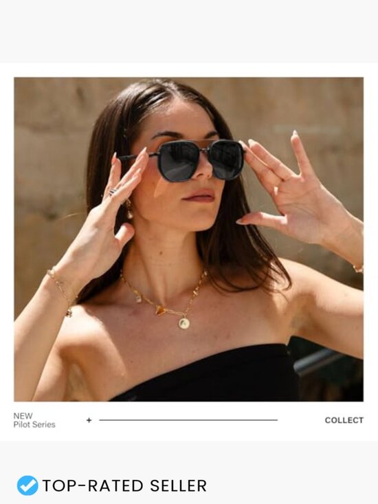 Polarized Aviator Sunglasses Metal Frame Classic Retro Driving Travel main image 4